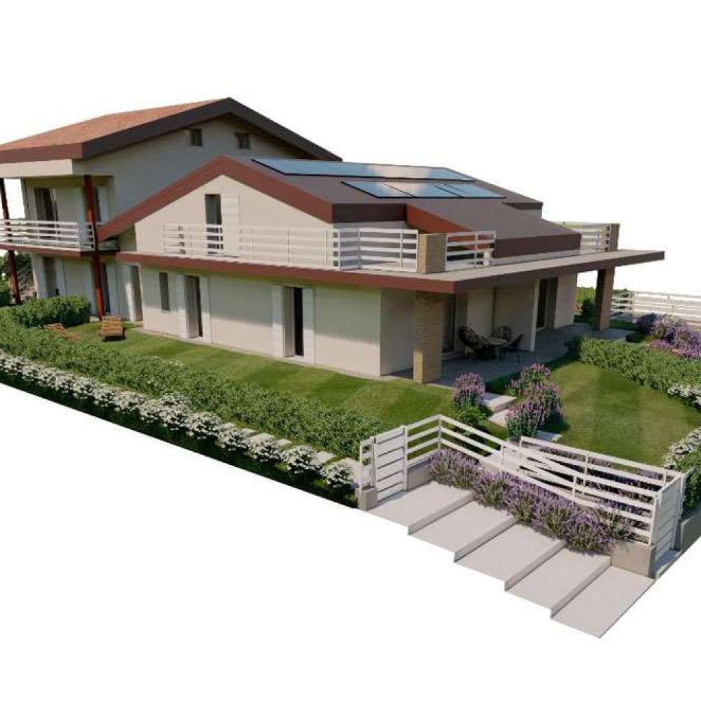 Neubau-Doppelhaushälfte in Pozzolengo